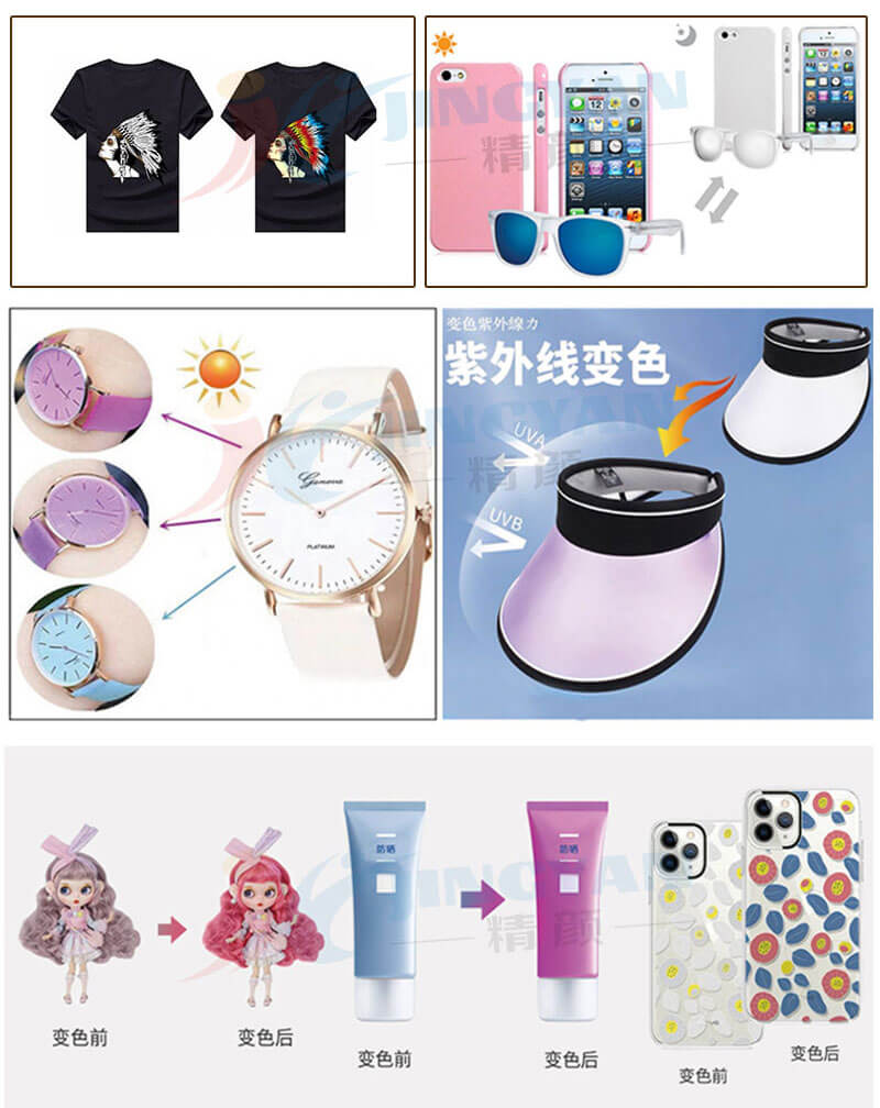 光變色染料應用案例