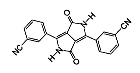 顏料橙71分子結構圖