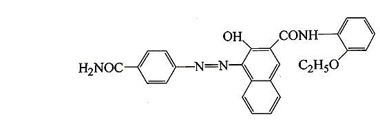 顏料紅170分子結構圖